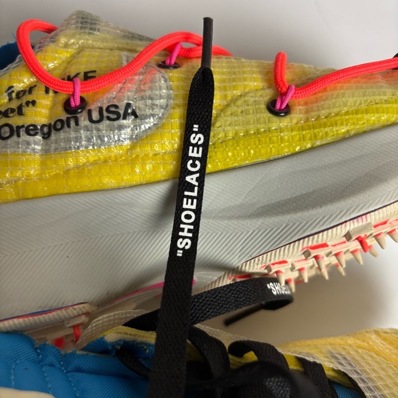 Nike Tour Yellow Vapor Max x Off White Women's Sneakers - Size 6 - Picture 5 of 16